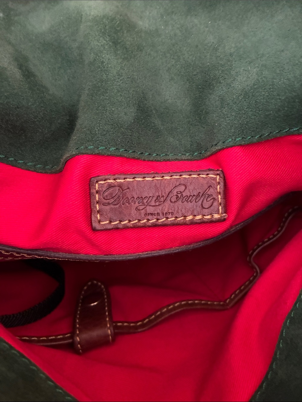 Vintage Dooney & Bourke Leather Hobo Bag - Picture 8 of 9